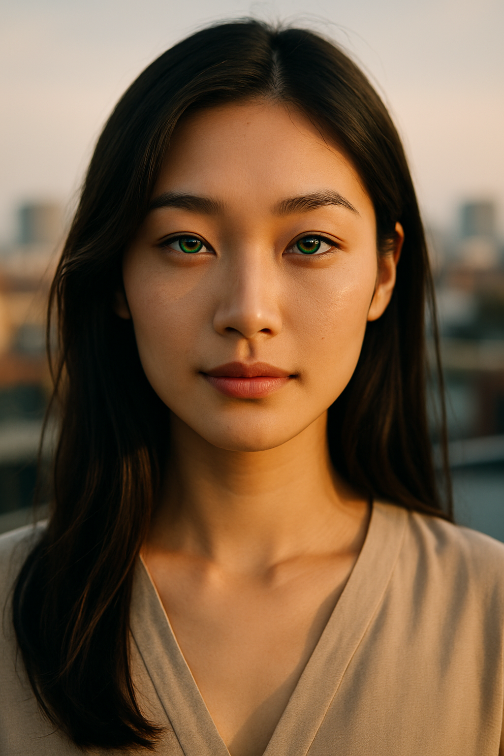 Portrait regard jade FLAAK